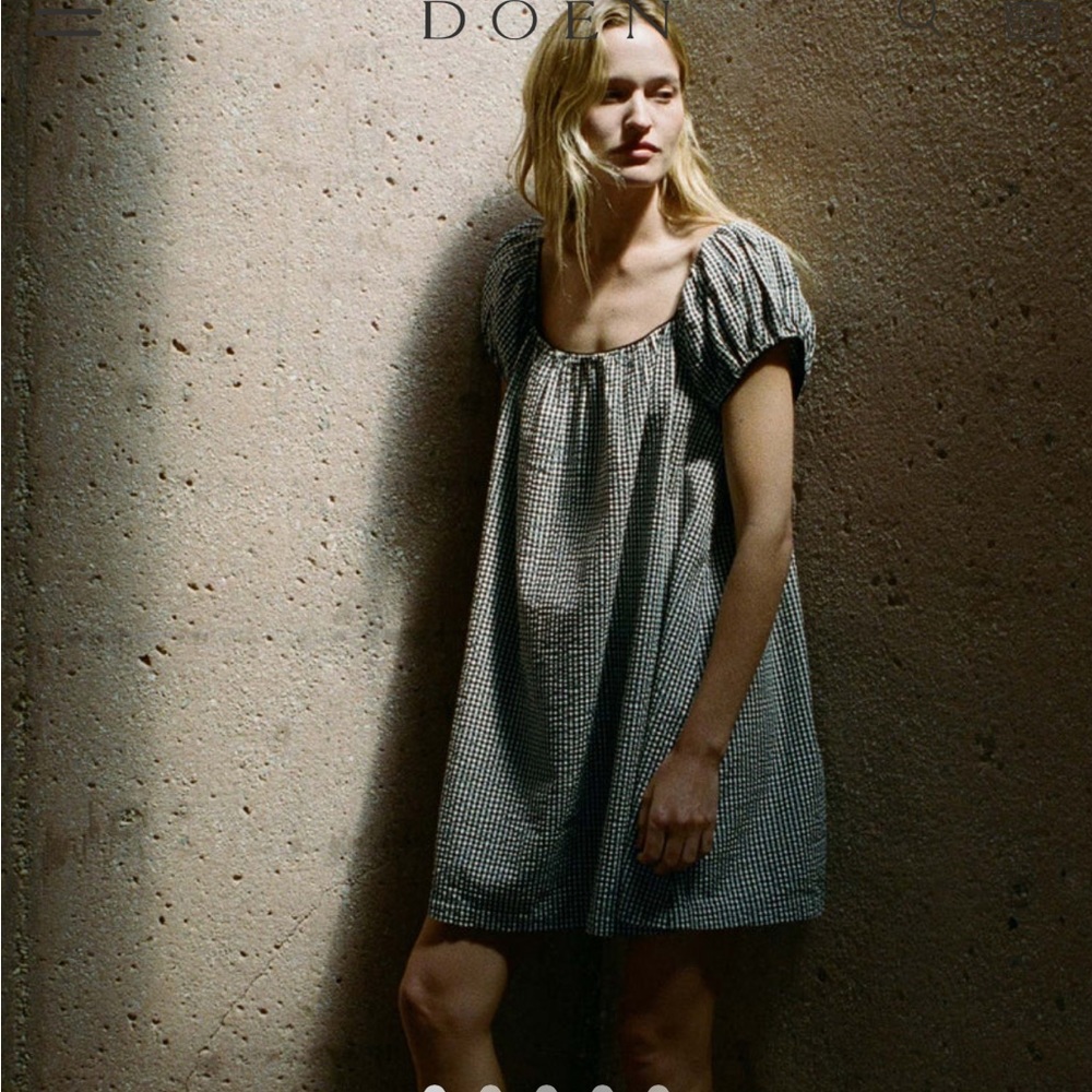 ISO* Doen Julie Gingham dress